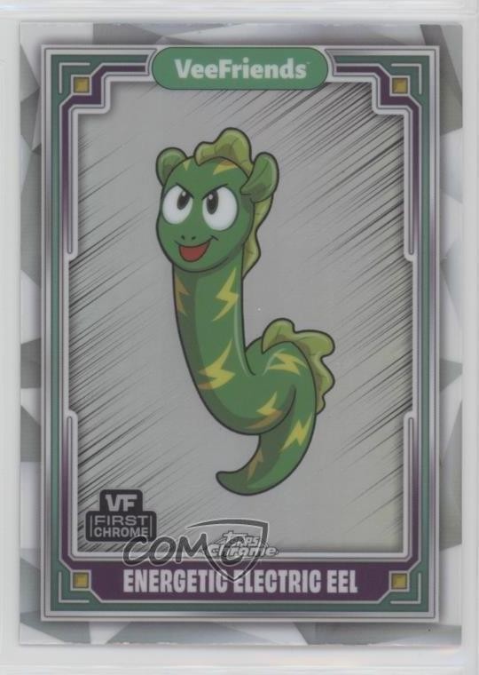 2025 Topps Chrome VeeFriends Refractor Energetic Electric Eel #84 w5b