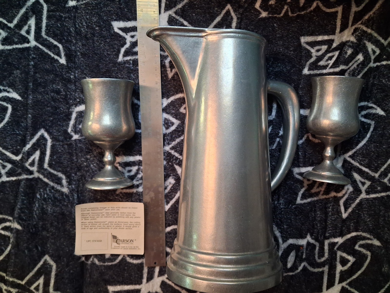 Vintage Statemetal pitcher