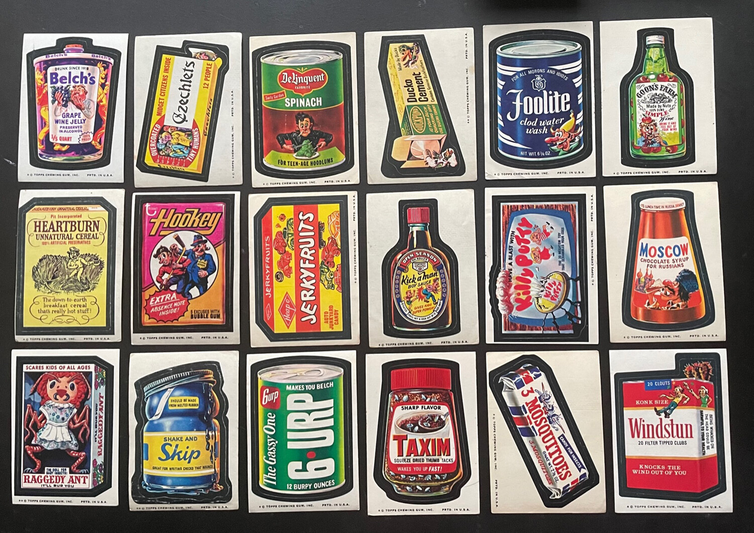 1974 Topps Wacky Packages Original Series 9 Stickers YOUR CHOICE