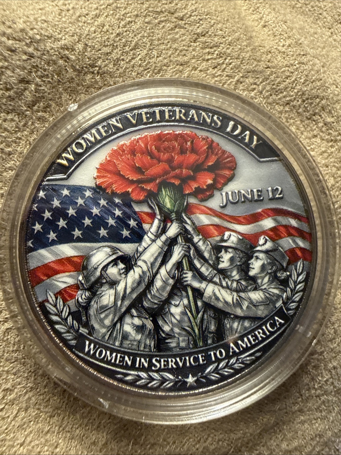 Women Veterans Day Challenge Coin, Honoring Women In Military Service