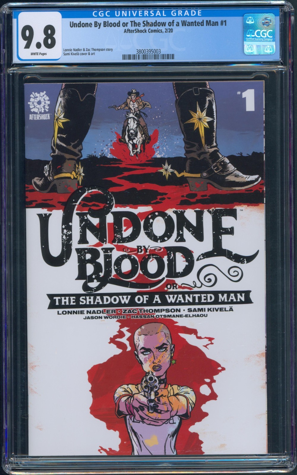 Undone By Blood 1 CGC 9.8 In Development for TV by Norman Reedus AfterShock 2020