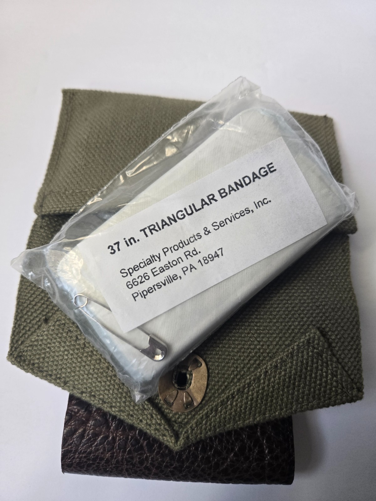 Reproduction WWII US M1942 First Aid Pouch & Bandage Insert High Quality