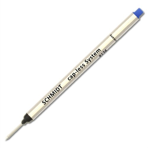 Schmidt Long 8126 Capless Rollerball Refills – Blue – Fine Point – Individual