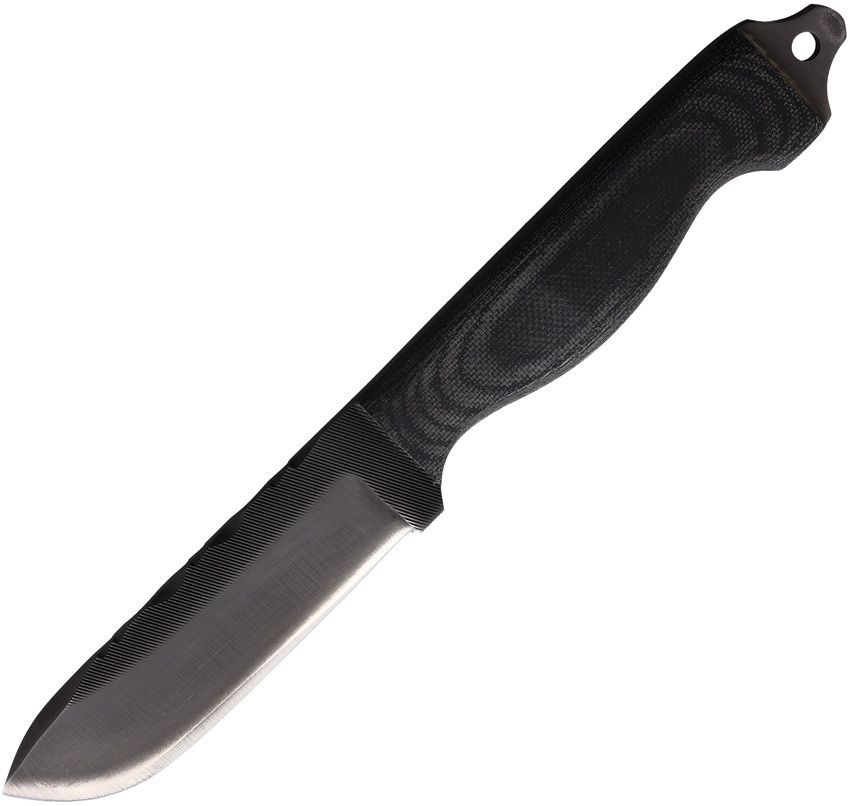 Anza Boddington Fixed Blade Micarta Black 4.25in