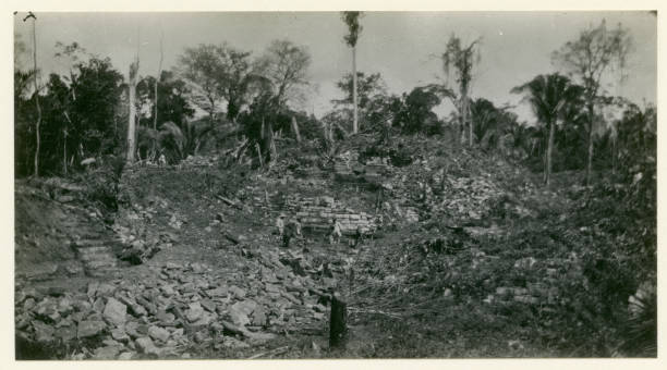 General View Of The Ruins British Honduras 1927 OLD PHOTO