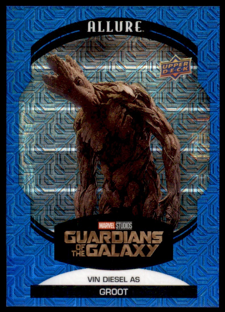 2022 Marvel Allure Blue Line #32 Vin Diesel as Groot 25/35
