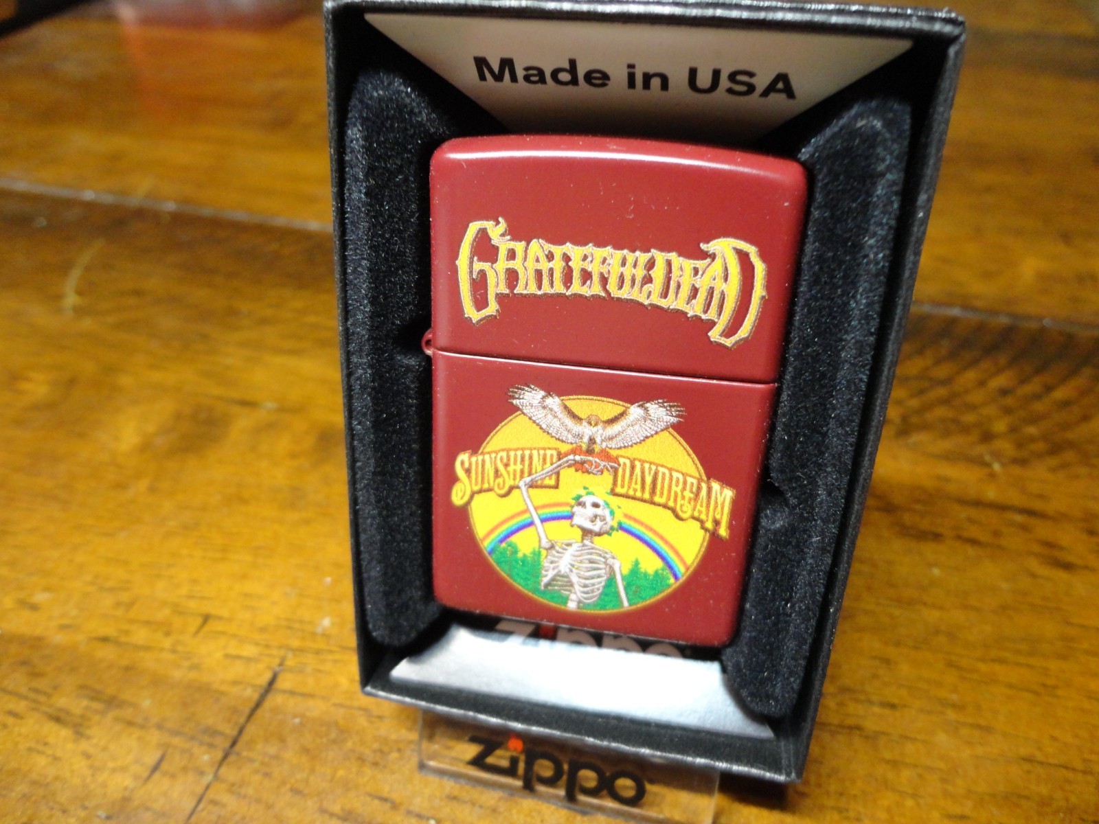 GRATEFUL DEAD SUNSHINE DAYDREAM ZIPPO LIGHTER MINT IN BOX