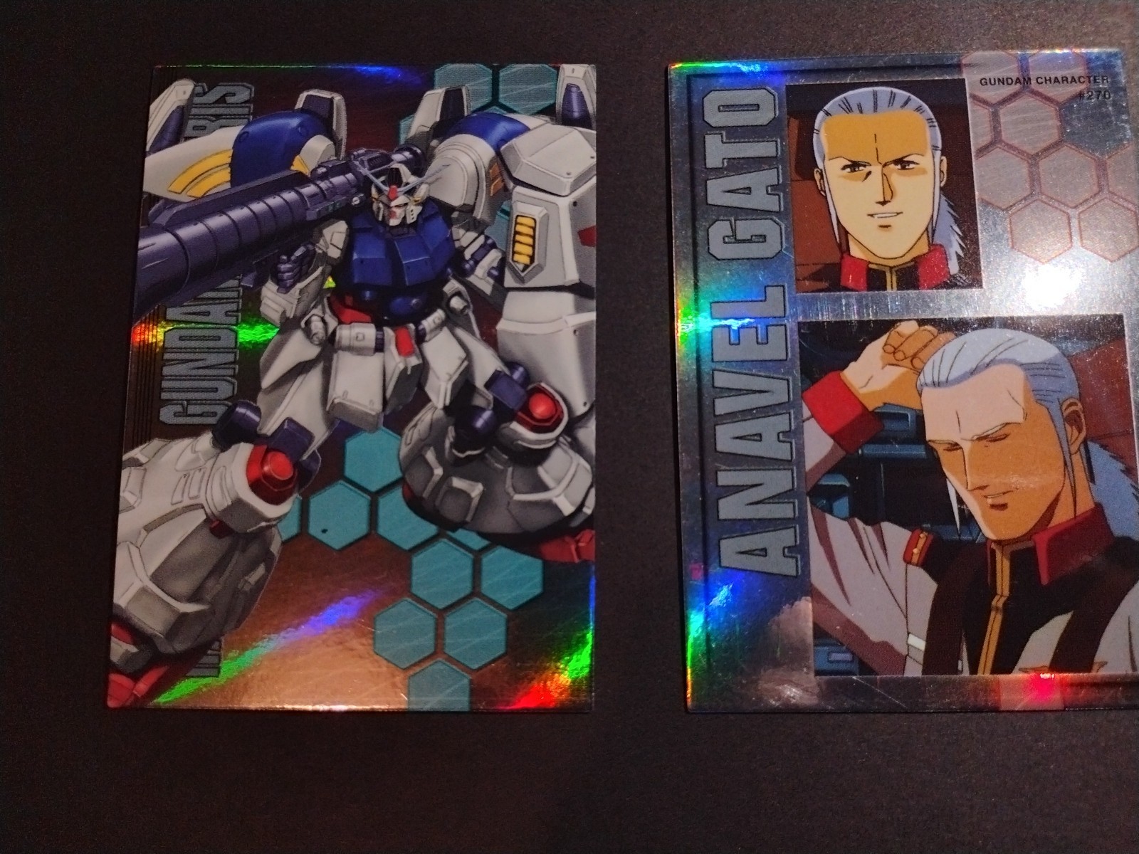 Anavel Gato Holo Foil Japanese Card And GP 02 Holofoul Japanese Card
