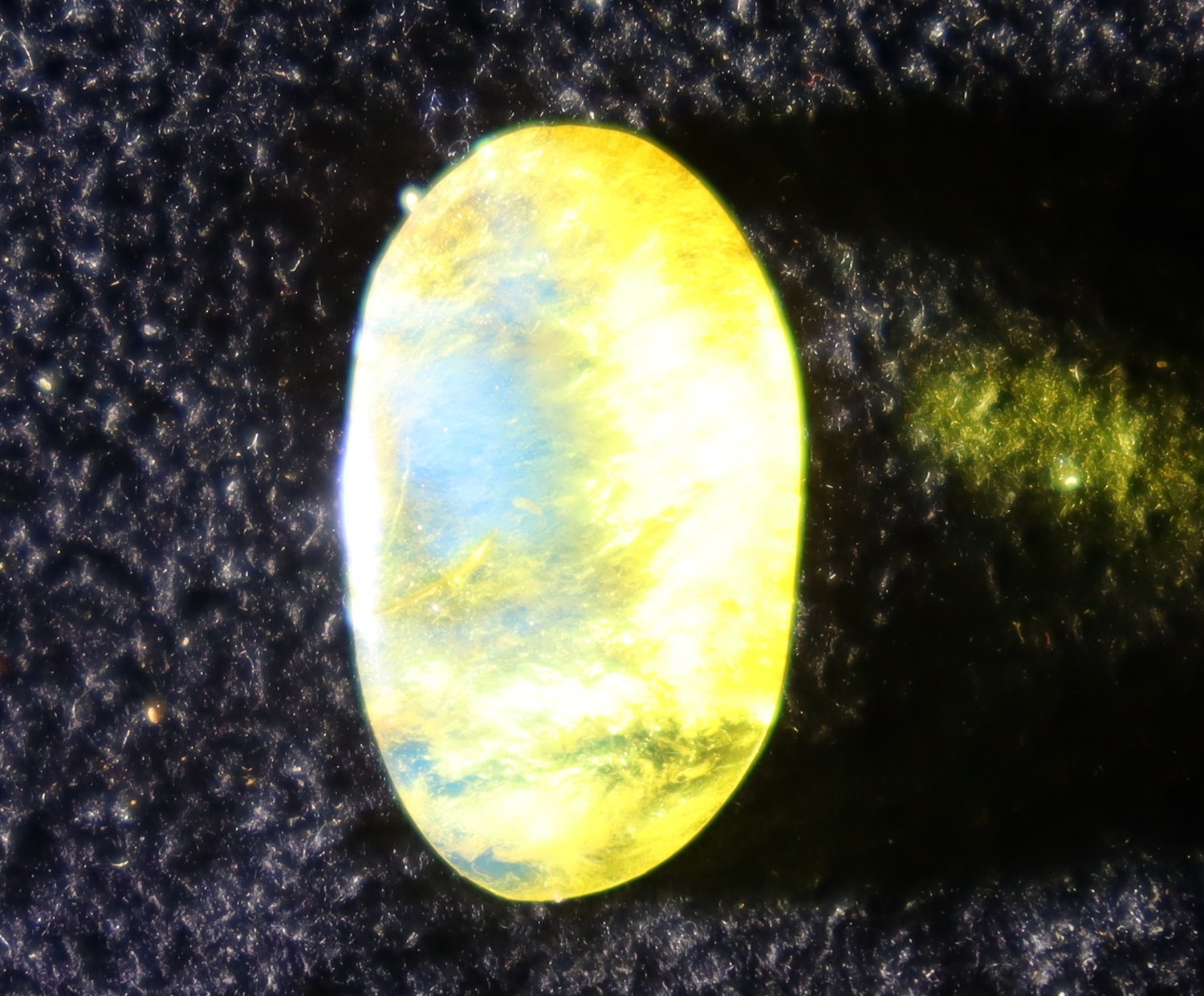 Finest Natural Dominican Clear Light Blue Amber Polished Stone 19mm