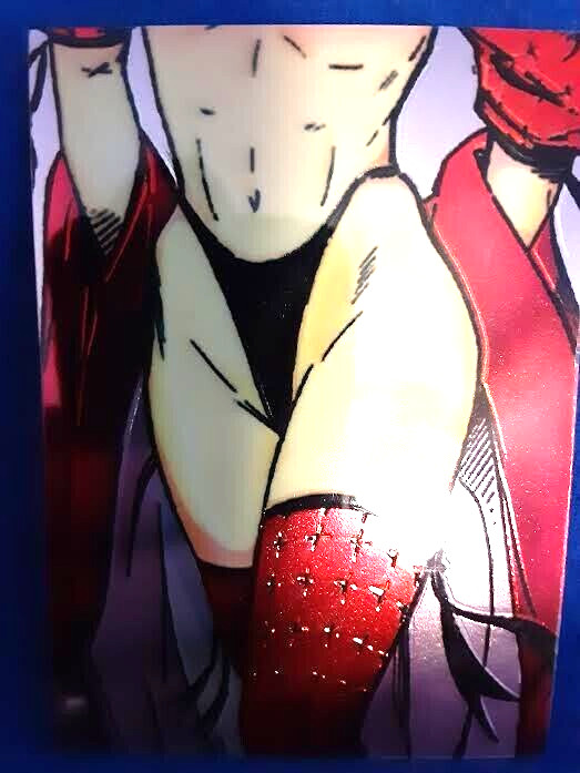 1995 comic images Shi All Chromium Kimono 2 #50 ULTRA RARE FOIL INSERT