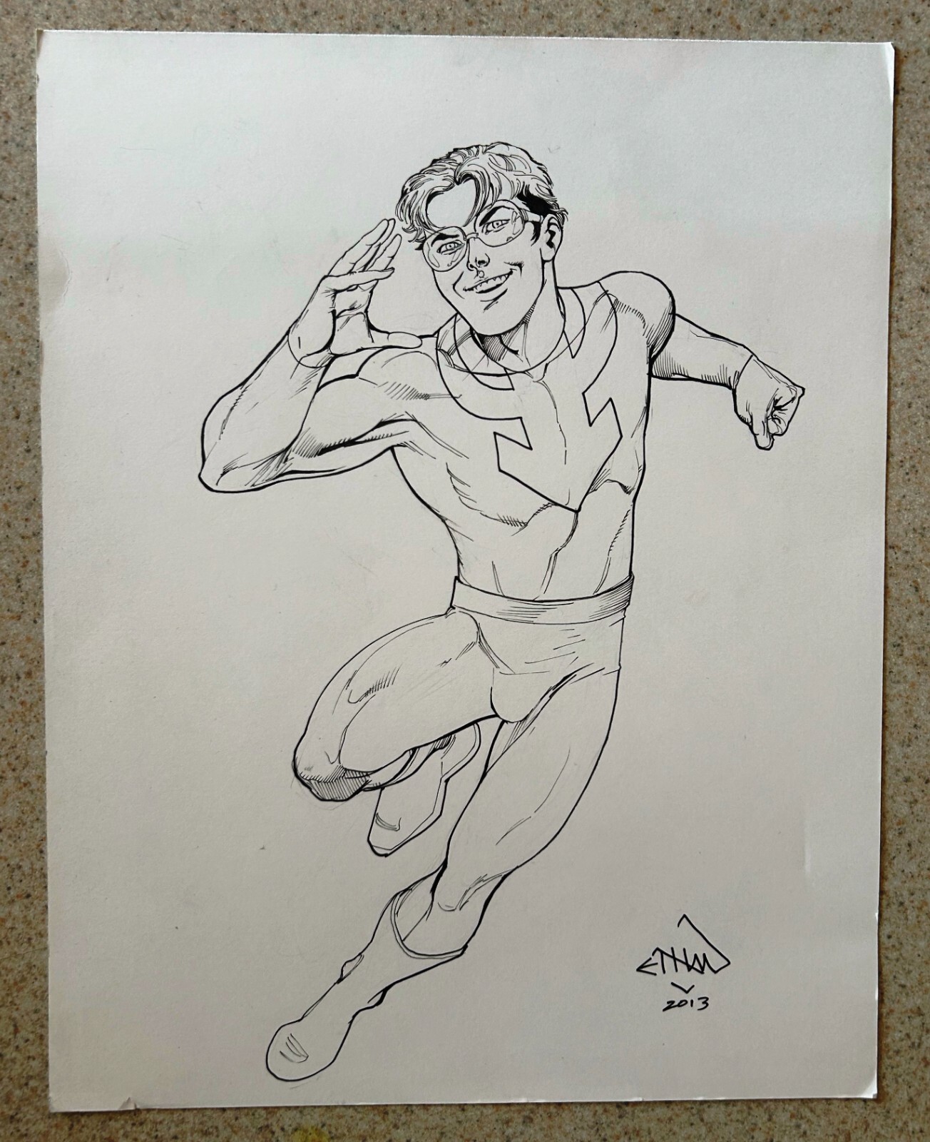 ETHAN VAN SCIVER — 2013 Kickstarter Comic Book VARIANT Cover — Original Art