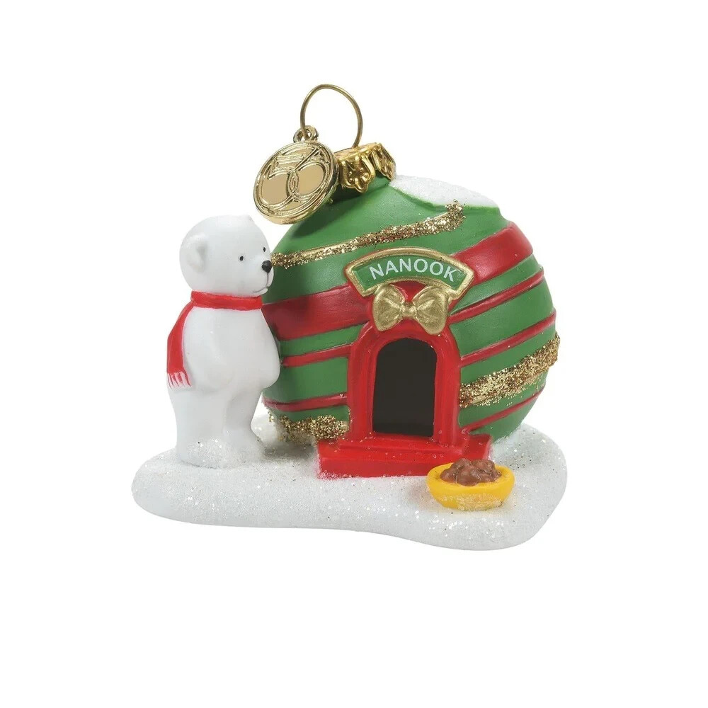 Dept 56 NANOOK’S HOME North Pole Village 6009834 NEW 2023 Finny’s Ornament House