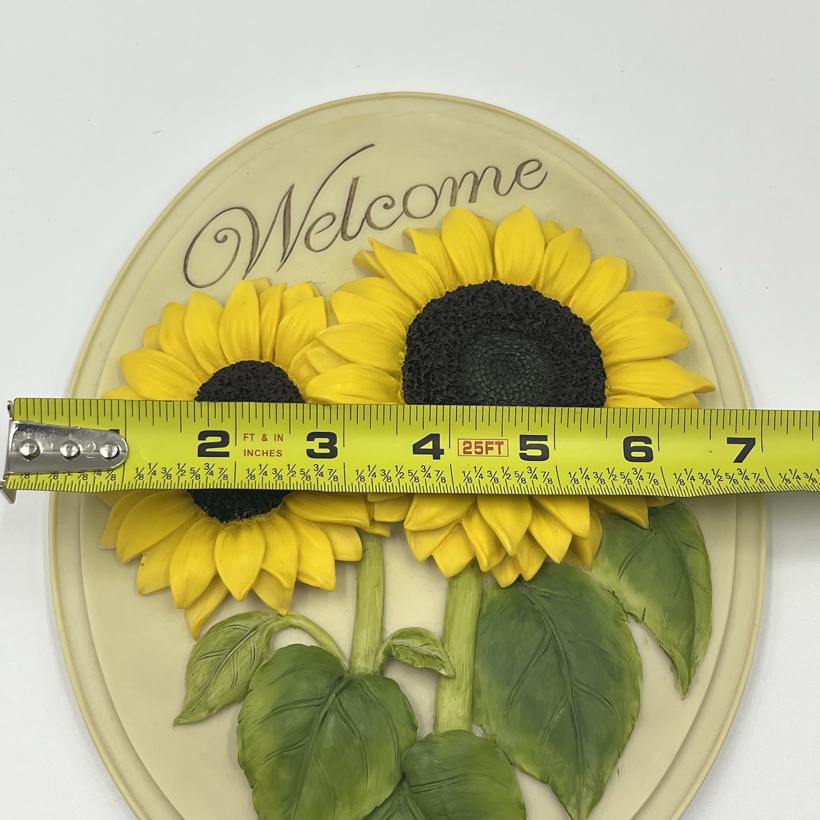 Ibis and Orchid Design Sunflower Bonded Wall Plaque