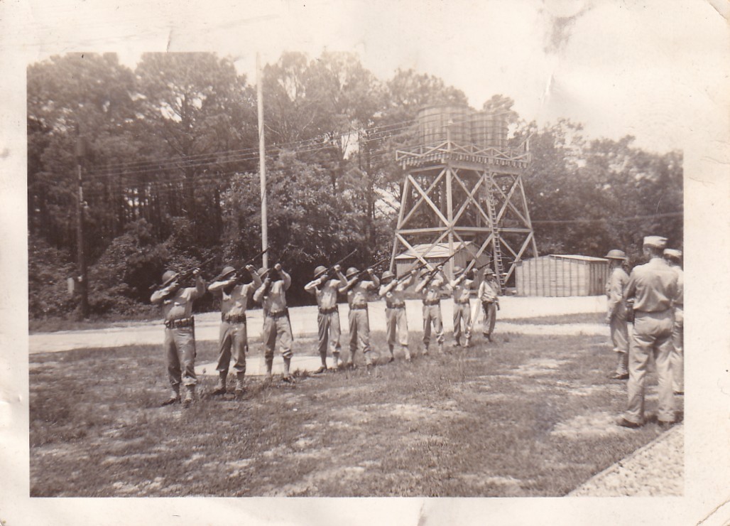 Original WWII Photo US Army FIRING SQUAD GERMAN SABOTEURS 1942 WASHINGTON DC 245