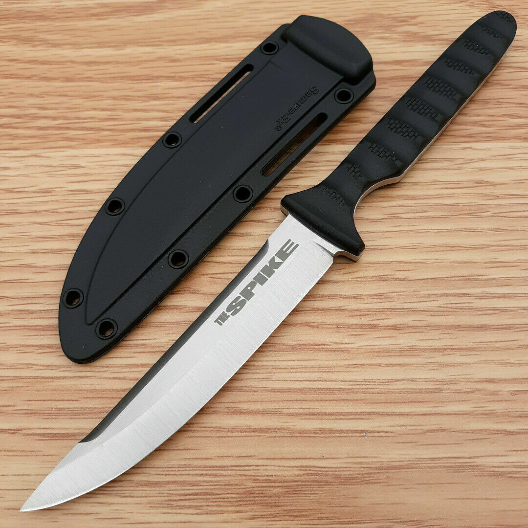 Cold Steel Tokyo Spike Fixed Knife 4″ 4116 Steel Blade Black Griv-Ex Handle