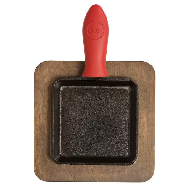 5.5 In. Square Cast Iron Skillet | Lodge Wonder Pan With Magic Small Use Stove