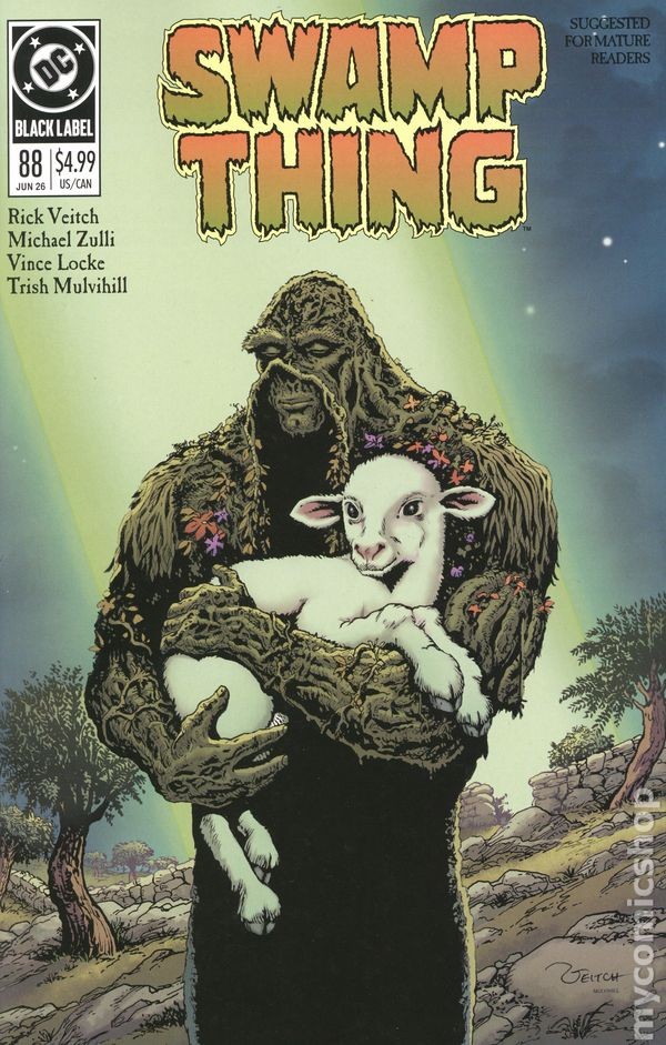 Swamp Thing 1989 #88A VF 2026 Stock Image