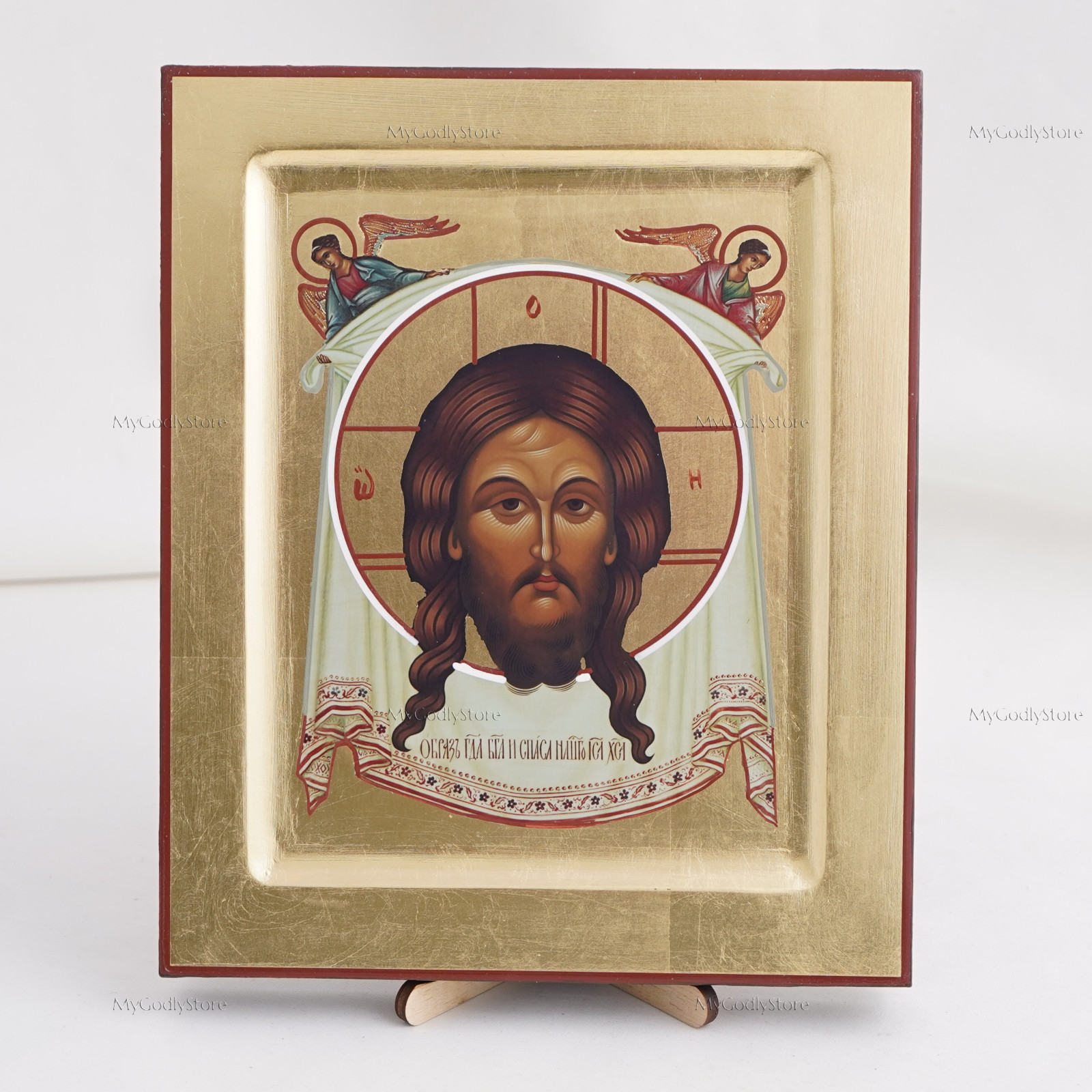 CHRIST The SAVIOR Orthodox Handmade Icon Икона Господа Вседержителя 6.77×8.2″
