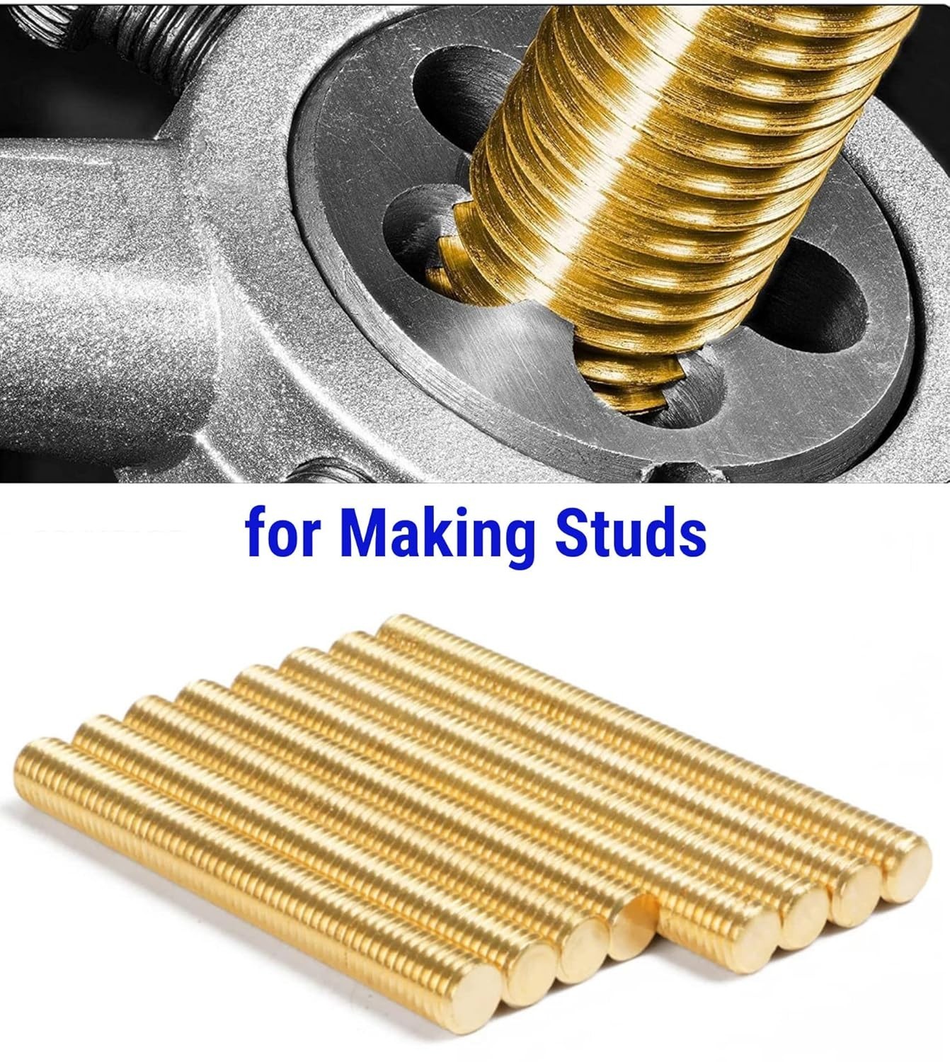 1/8 inch Brass Rods 1/8 x 12 in, 10 Pcs for Knife Making Knife Handles Pins Stoc