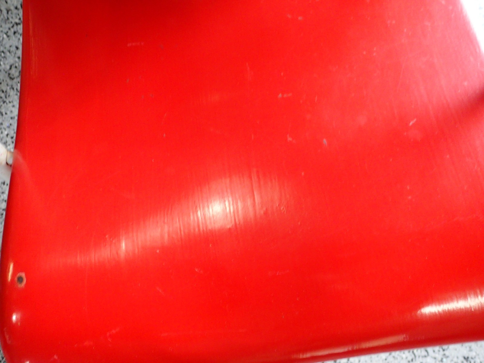 Vintage 1950’s Russel Wright Samson MCM RED Metal Folding Chair Model 1257