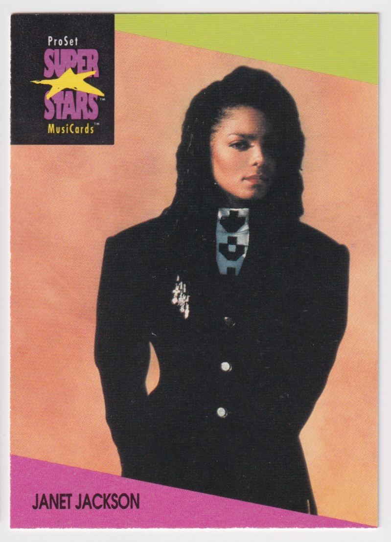 1991 ProSet Super Stars Series II 41-60 Janet Jackson #58