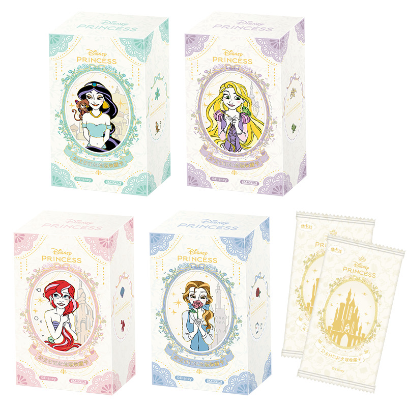 CardFun Official Disney Princess Collectible Trading Card Sealed Booster 1 Box