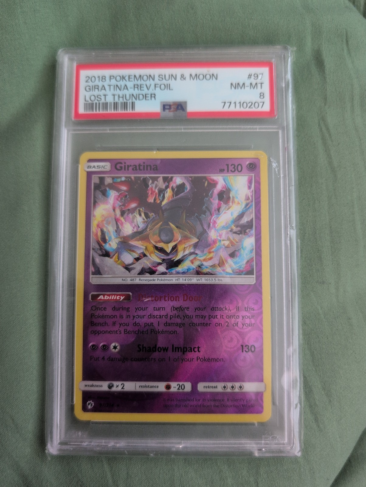 Giratina 97/214 PSA8