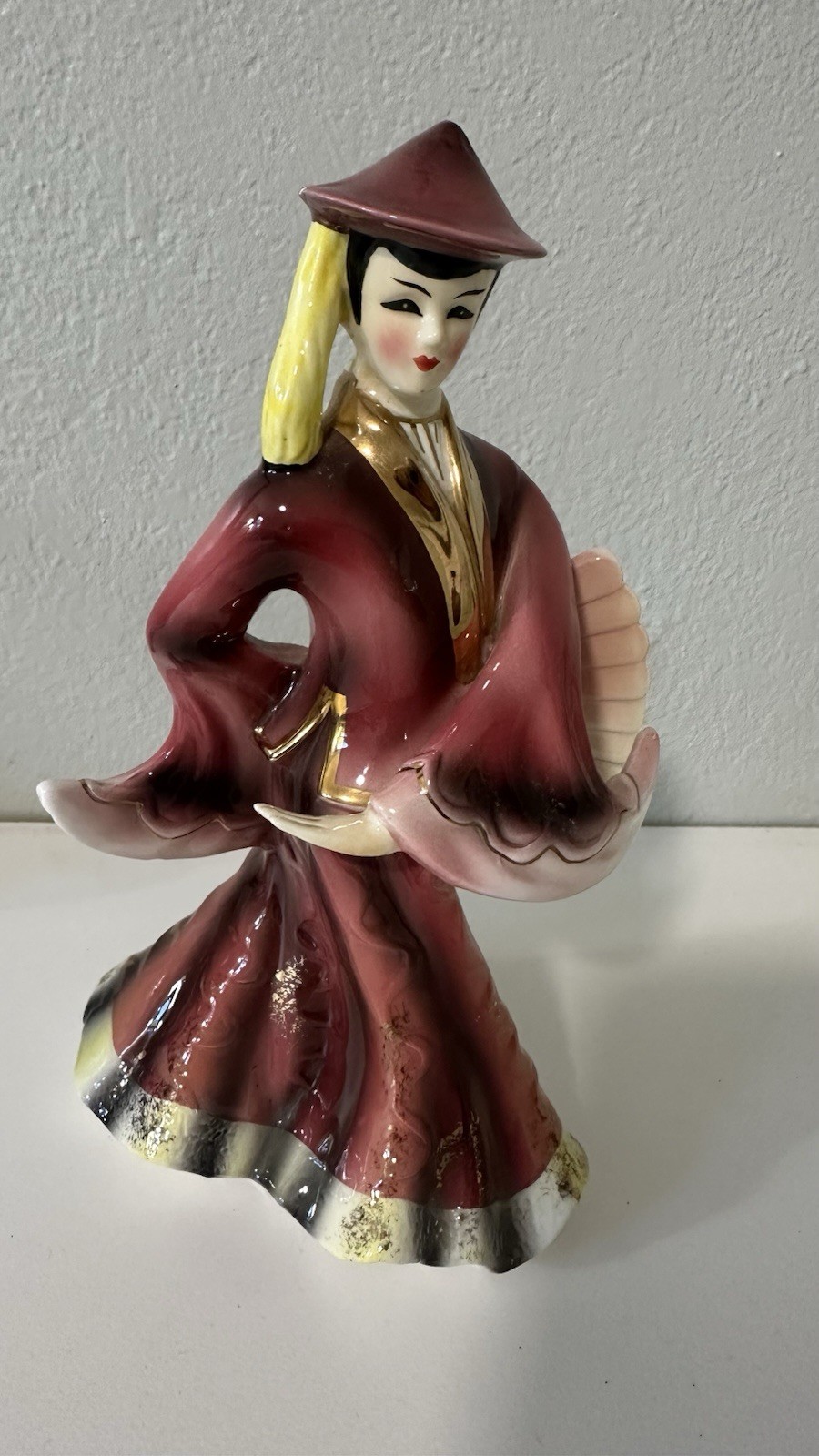 Vintage Shafford Ware Japan Asian Dancer Figurine For Sale