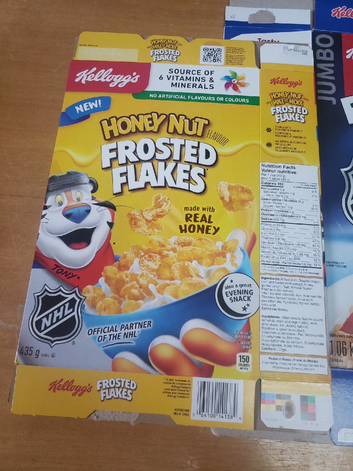 Kelloggs Frsted Flakes Cereal boxes Lot of 3 425g 435g 1.06kg empty boxes