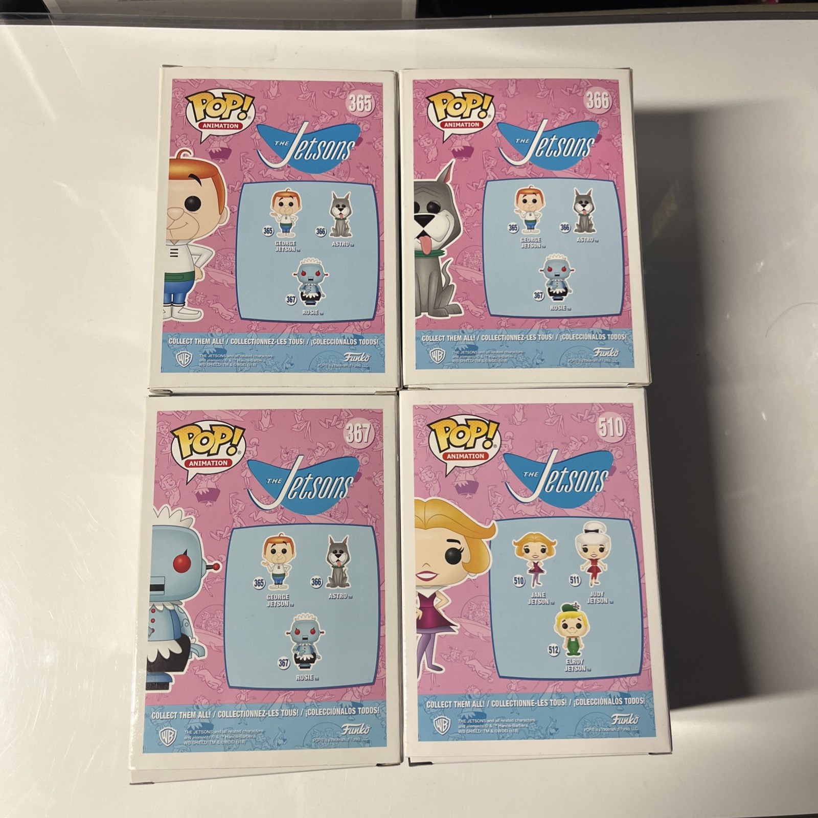 Funko Pop! Jetsons George Astro Rosie Jane lot 365 366 367 510