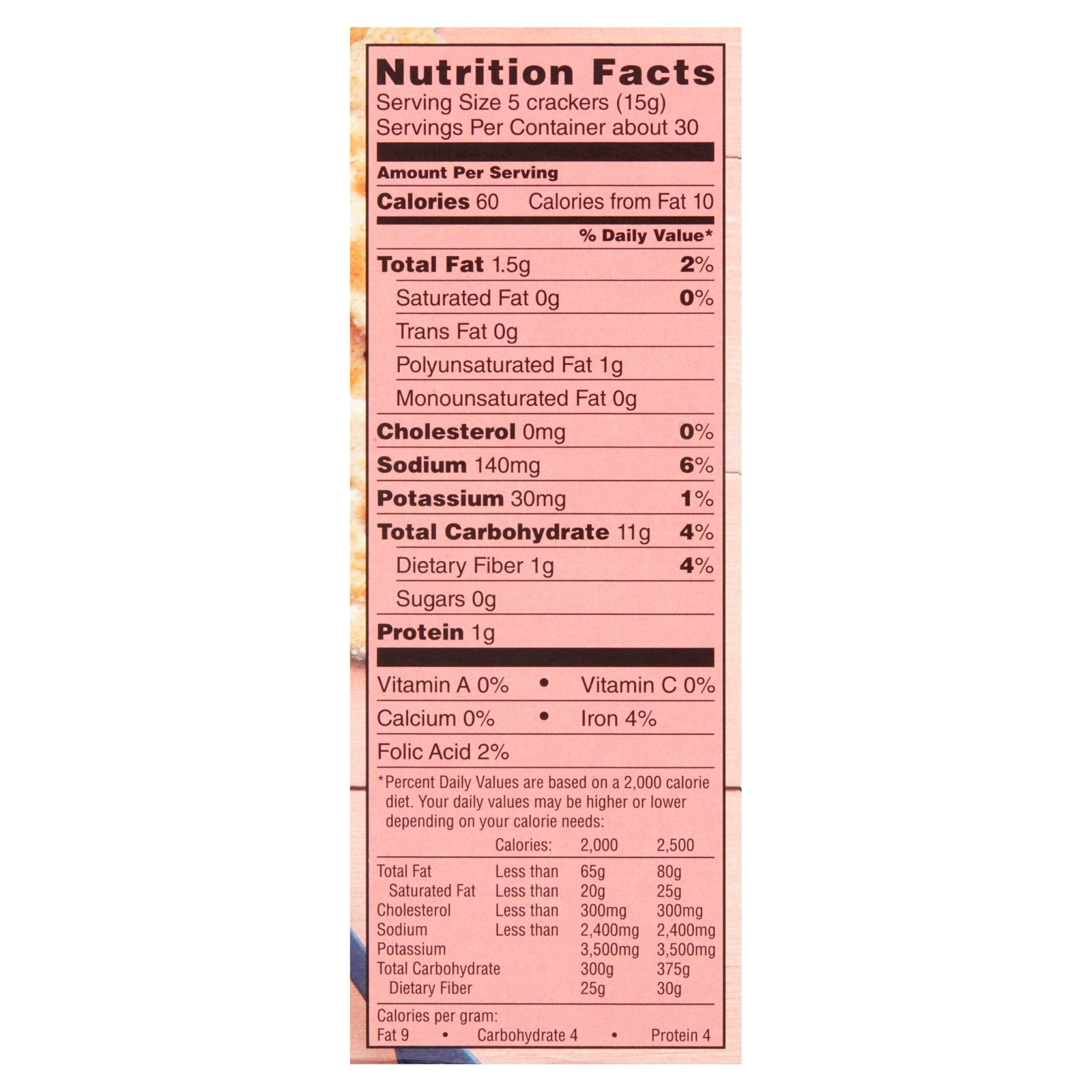 (3 pack) Great Value Whole Grain Saltine Crackers, 16 oz, 4 Count
