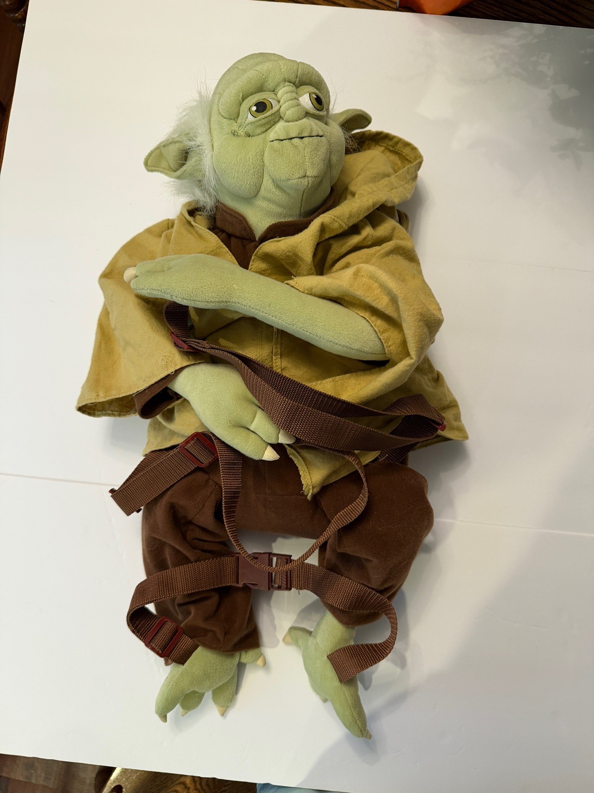 Star Wars Disney Parks YODA PLUSH BACKPACK Lucas Film Jedi Master 24” RARE