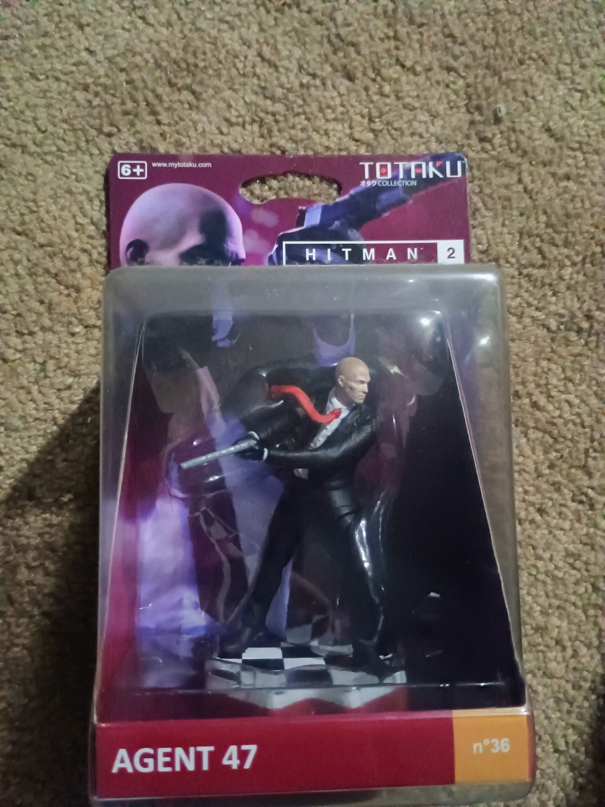 Totaku Collection Hitman 2 Agent 47 First Edition Figure #36 w/ Accessory