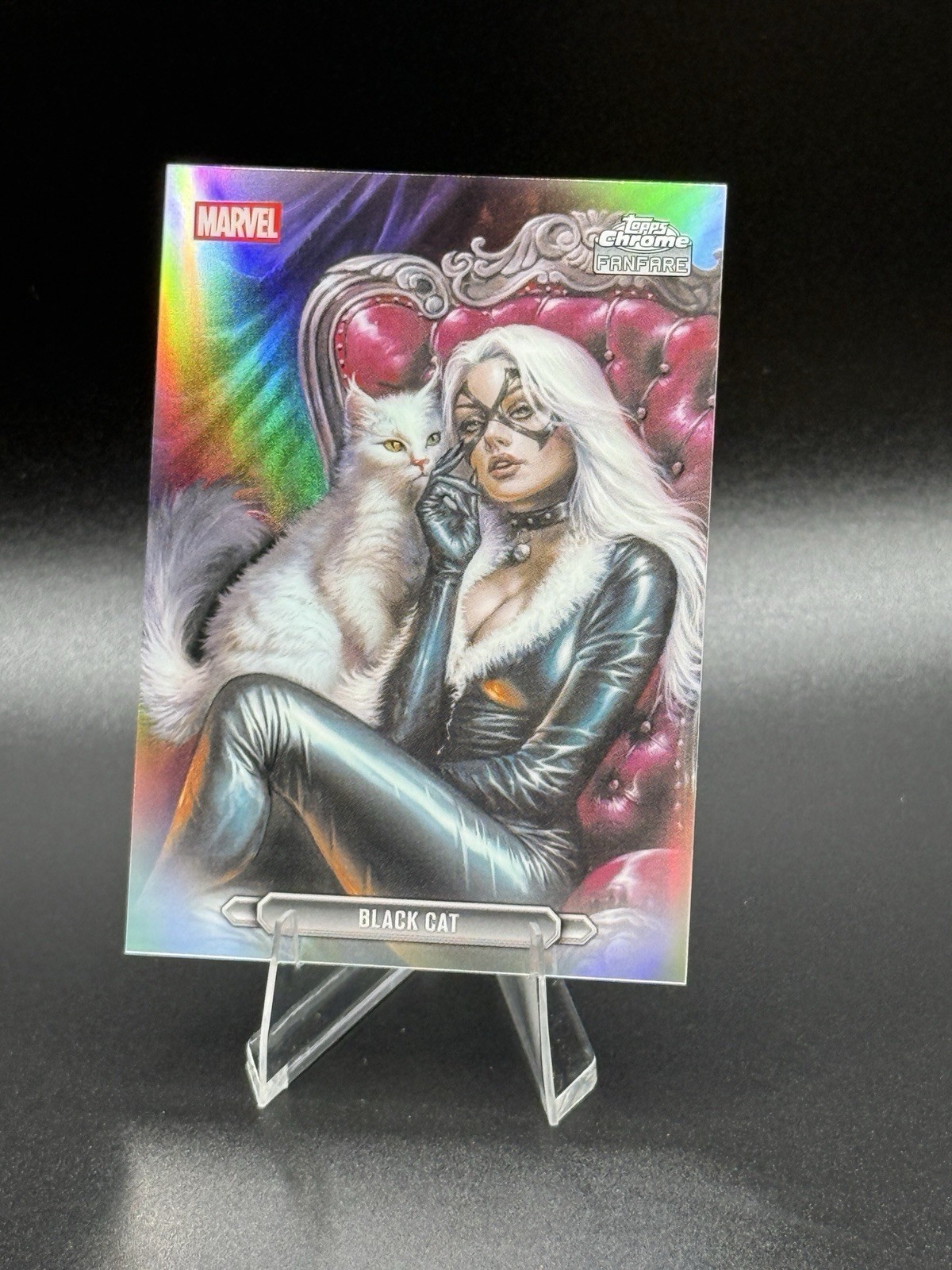 Black Cat Fanfare Card FF-03 2026 Topps Chrome Marvel Comics 2026