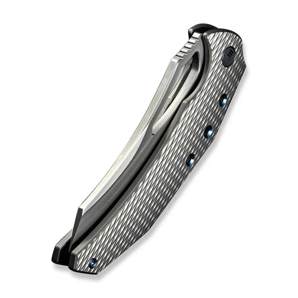 WE Knife Epaulette 24024-3 Bead-blasted Titanium M390 Stainless Steel Knife