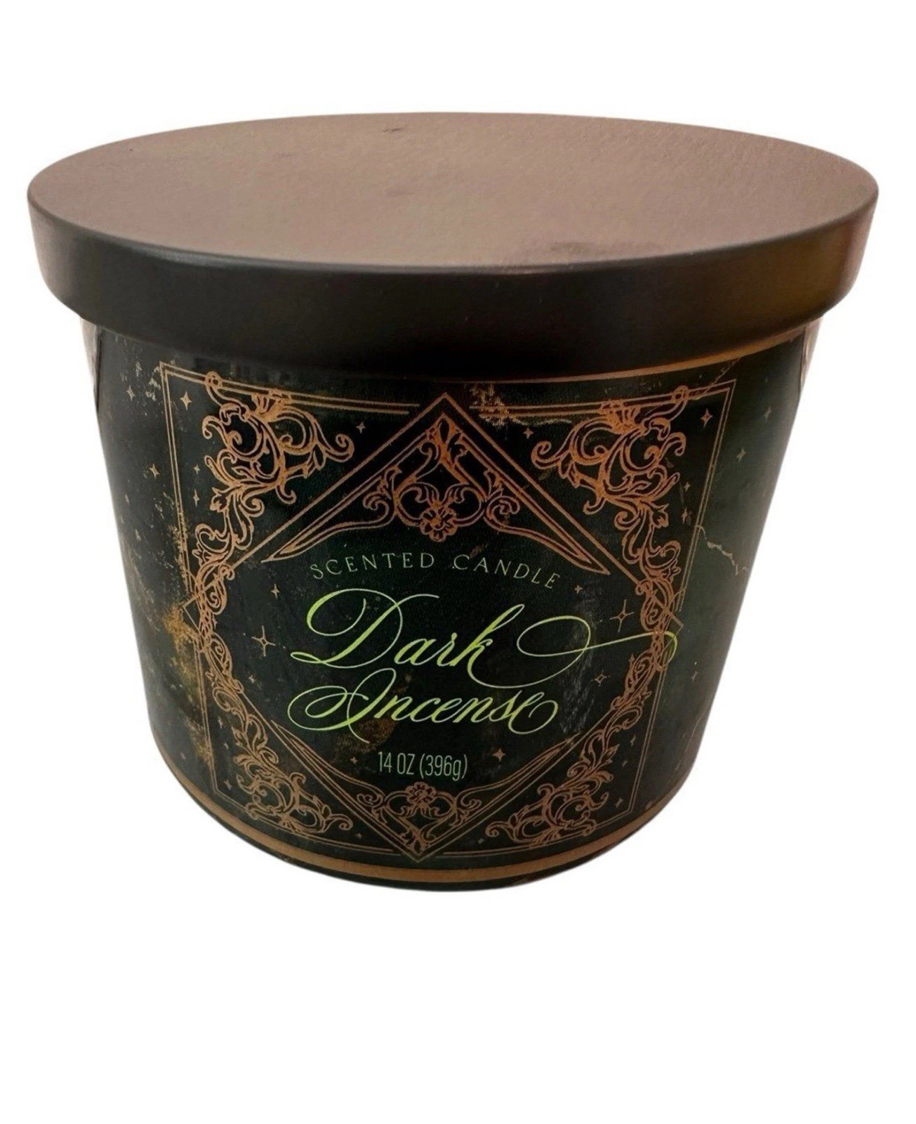 Dark Incense 14 Oz Gothic Wicked Three Wick Candle Star Candle Co NEW