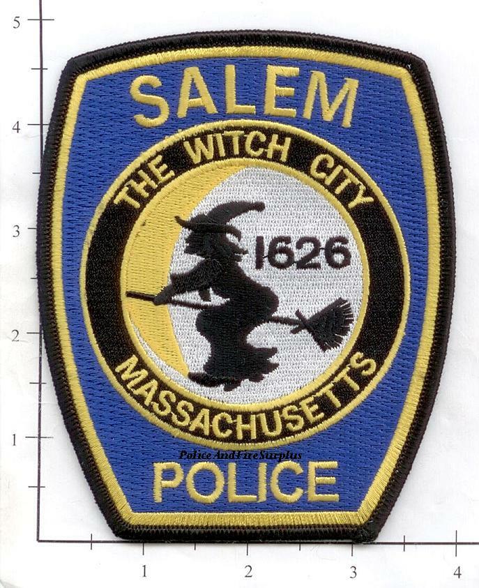 Massachusetts – Salem MA Police Dept Patch – The Witch City – Blue