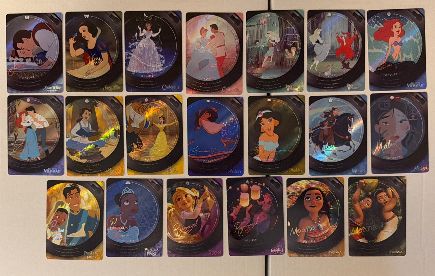 2026 Shining Soul Disney Princess Record Cards DISPRI-III 1-20 Complete Set