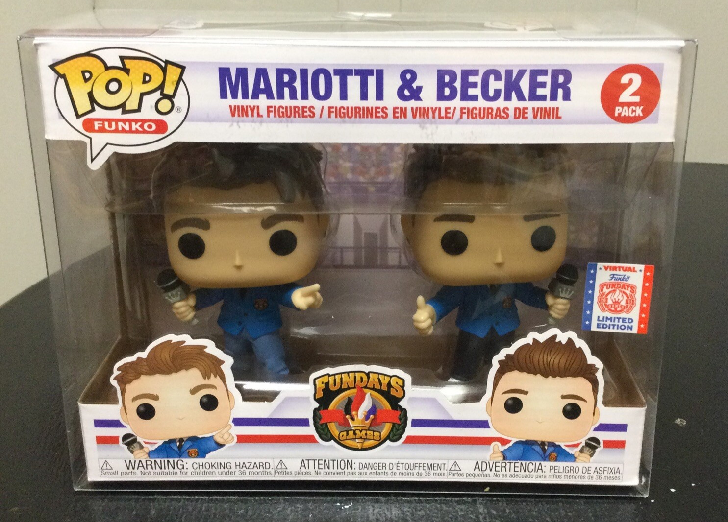 Funko Pop! Funko Fundays Brian Mariotti And Mike Becker 2 Pack In Protector