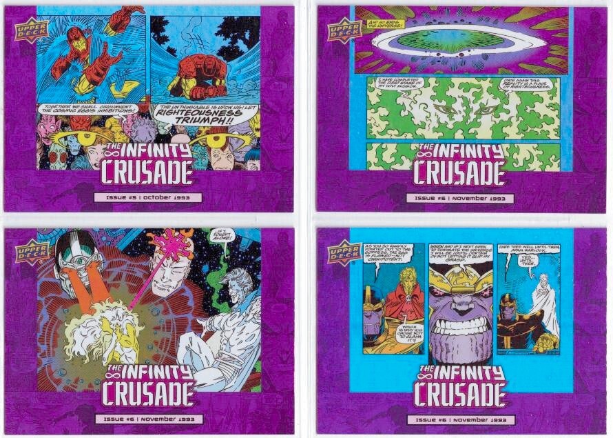 Avengers Infinity War: Complete Infinity Crusade Set (10) 2018 Upper Deck