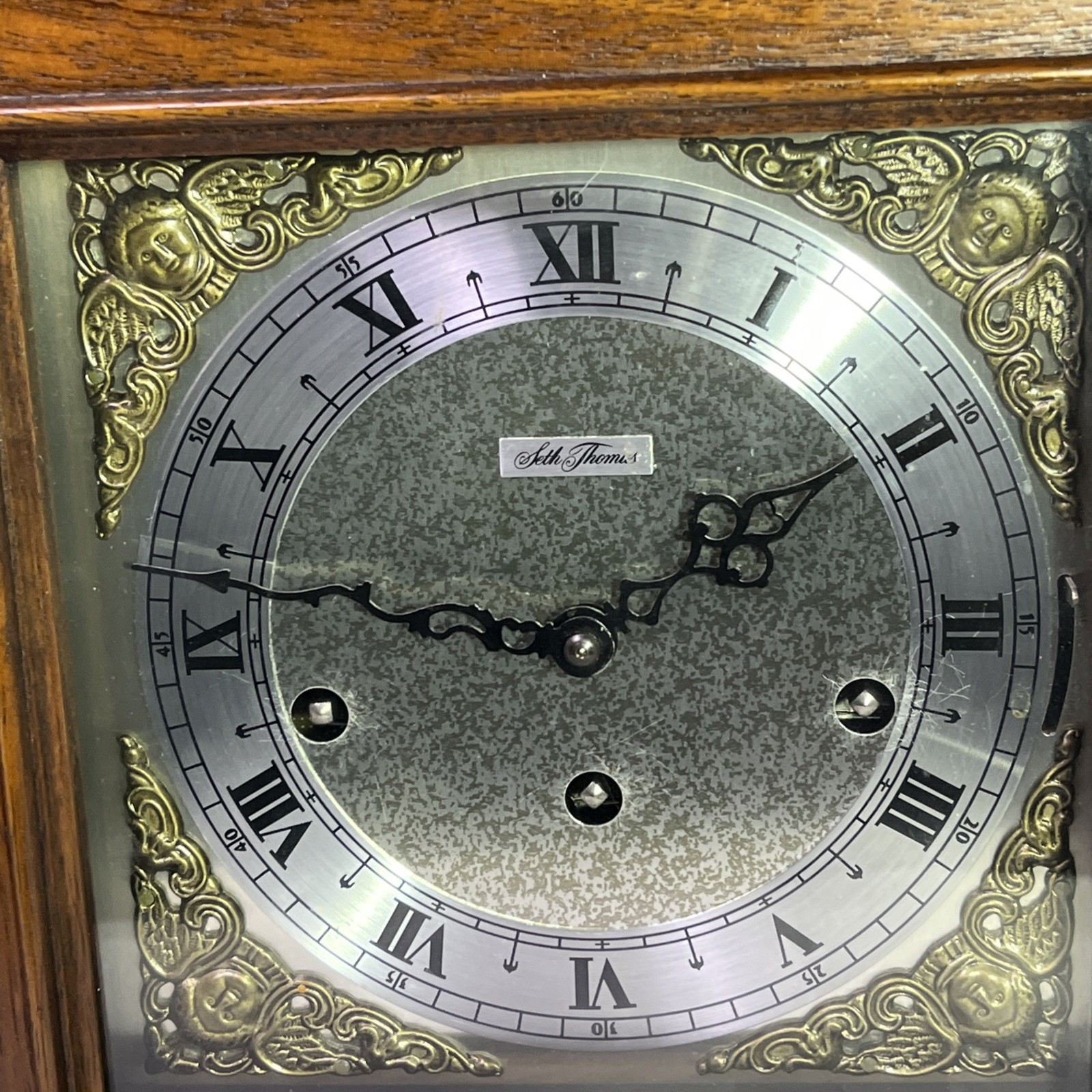 SETH THOMAS LEGACY 3W Key 8-Day Model: 1314-000 Westminster Mantel Clock NO KEY