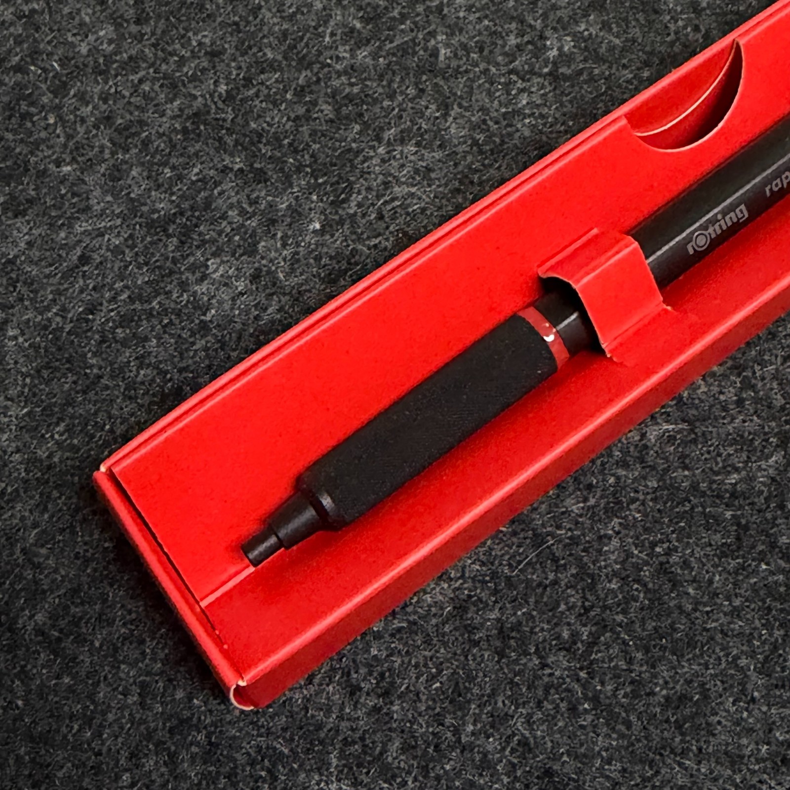 rOtring rapid PRO 2.0mm Mechanical Pencil Matte Black Lead Holder BNIB