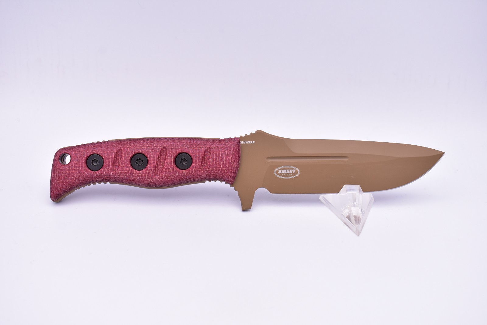 Custom 3D Burlap Micarta Handles for Benchmade Fixed Adamas 375