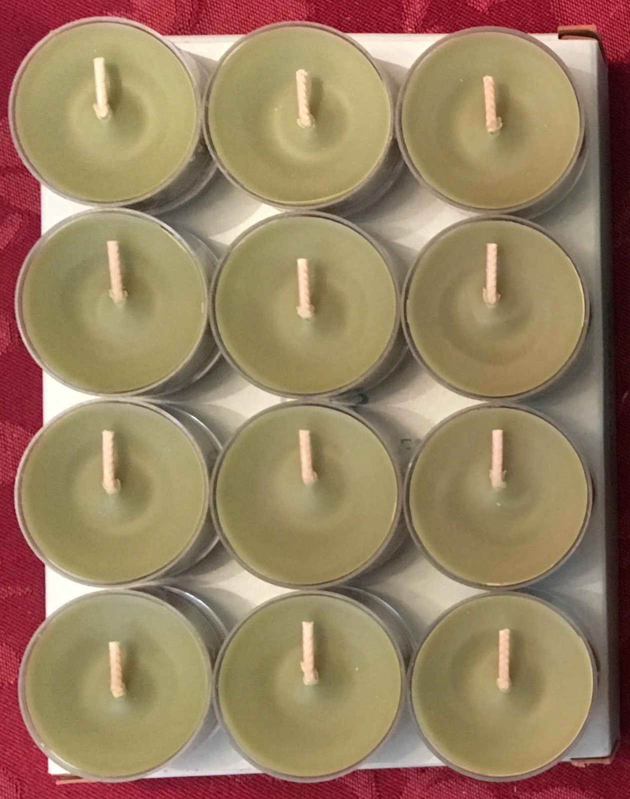 PartyLite BAMBOO MIST Tealight & Votive Candles New LOT 18 NIB Woods HTF Retired