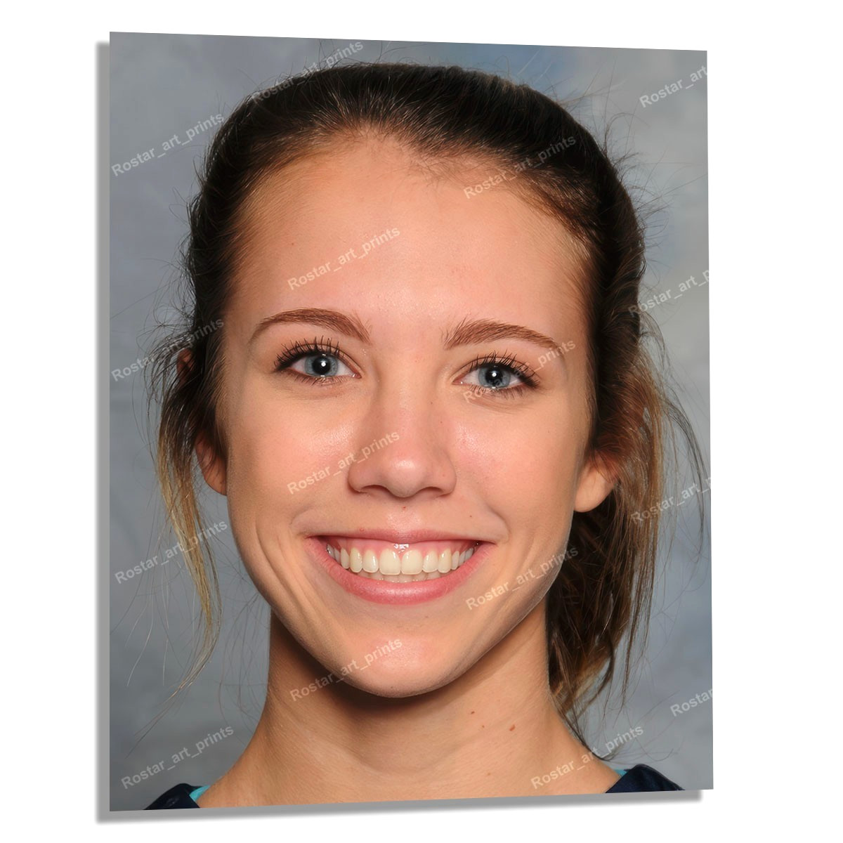 8×10 LEXIE HULL Early College Face Portrait WNBA EXCLUSIVE HQ Photo Print LHU009
