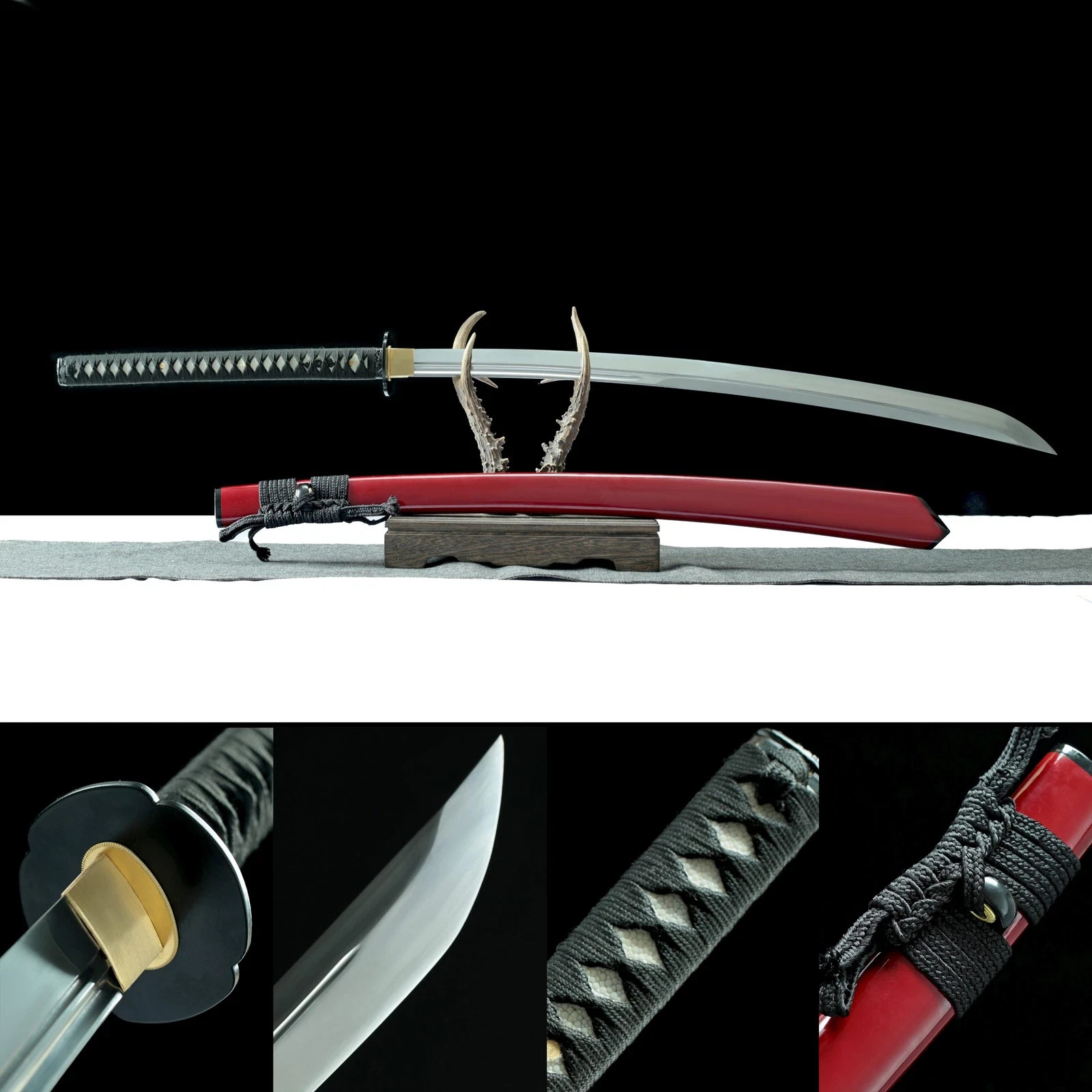 Authentic Japanese Samurai Katana Odachi Sword Sharp Manganese Steel Full Tang
