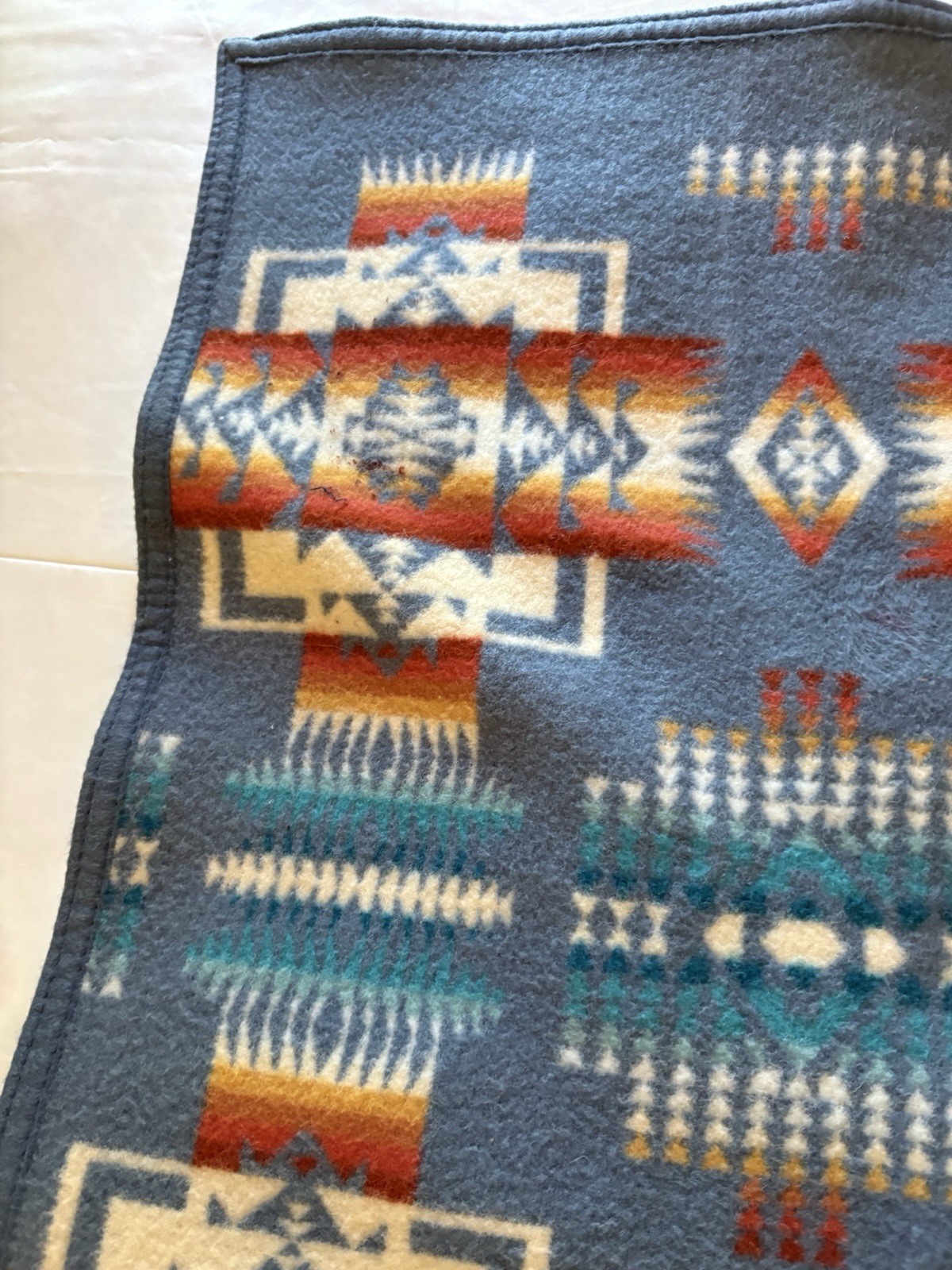 Pendleton Chief Joseph Slate Lap/Crib Blanket 43×33