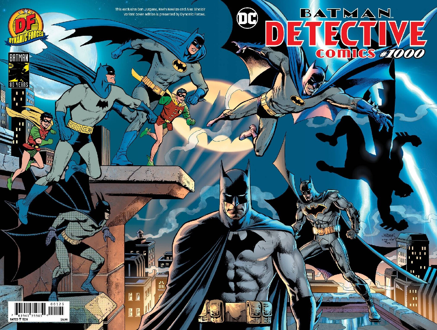 DETECTIVE COMICS 1000 DAN JURGENS DF DYNAMIC FORCES WRAPAROUND WRAP VARIANT NM