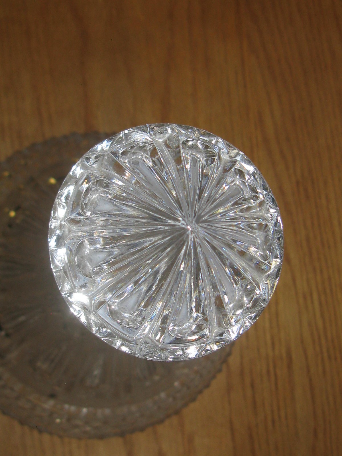 Vintage Crystal Ships Decanter Glass with Stopper 11 1/4″ x 7 1/4″ 1978
