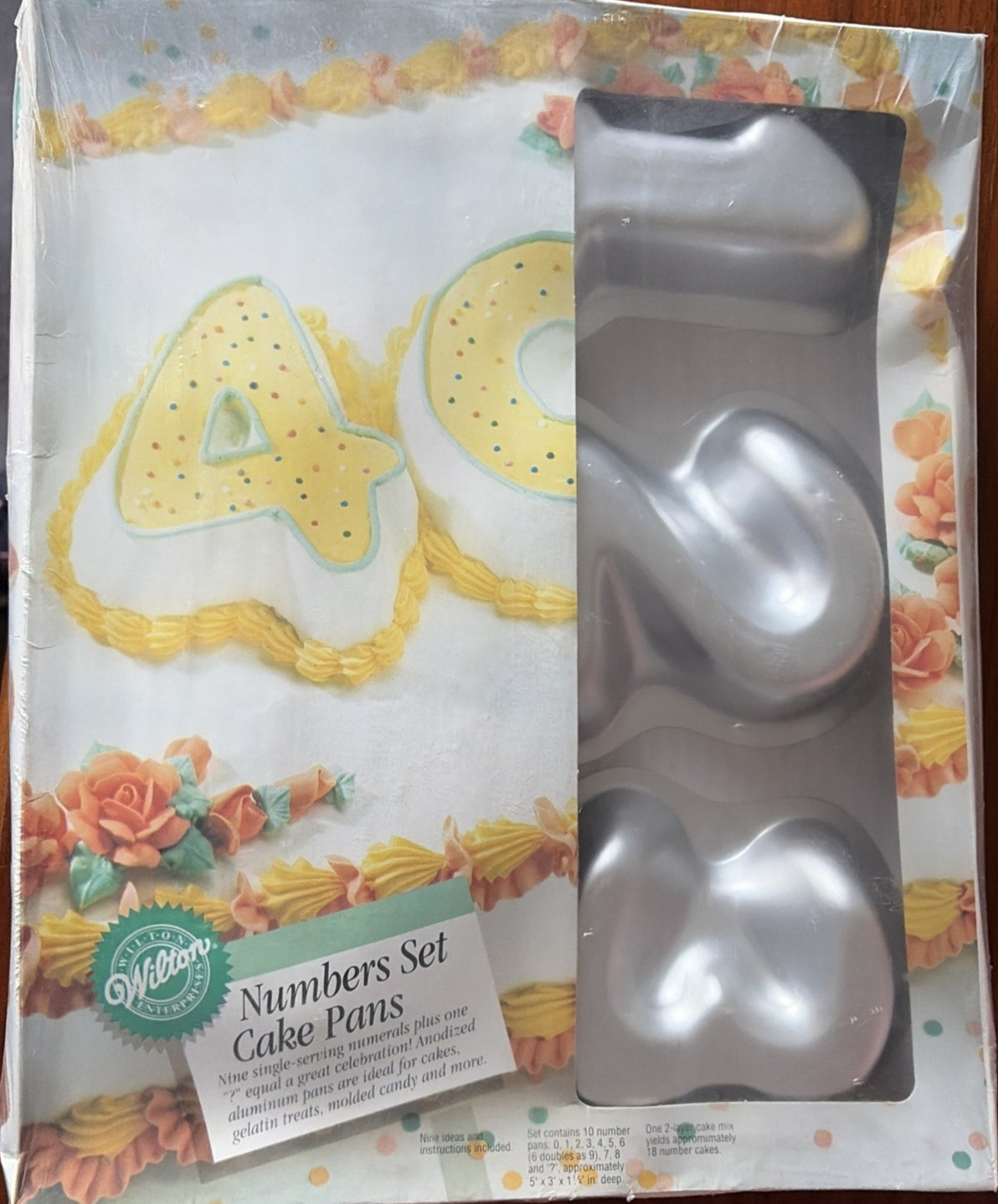 Wilton Numbers Cake Pan Set | 10 individual pans ( 0 1 2 3 4 5 6 7 8 ? ) NEW